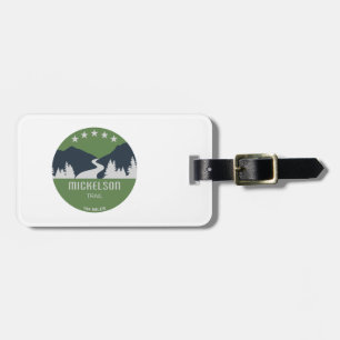 Etiqueta De Bagagem Mickelson Trail