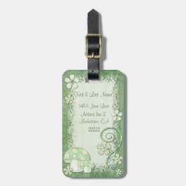 Etiqueta De Bagagem Mídia mista chantily