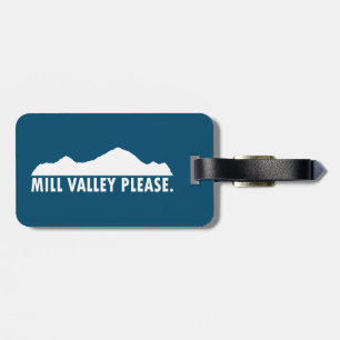 Etiqueta De Bagagem Mill Valley California, por favor