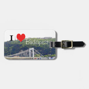 Etiqueta De Bagagem Mim coração Budapest