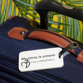 Etiqueta De Bagagem Minha história é simples