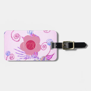 Etiqueta De Bagagem Minha Pequena Princesa: Vetor Rosa Bebê Inspiracio