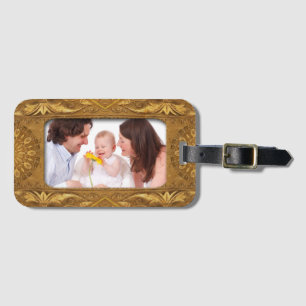 Etiqueta De Bagagem Mini quadro - antiguidade mim + sua foto