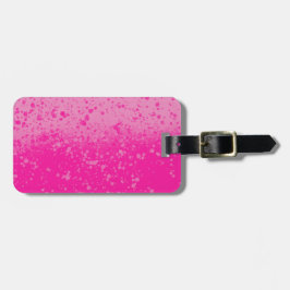 Etiqueta De Bagagem Minimalismo Rosa