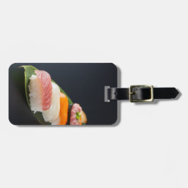 Etiqueta De Bagagem Minimalist Sushi Art – Elegant Japanese Luggage Ta