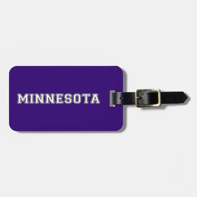 Etiqueta De Bagagem Minnesota (Frente Horizontal)