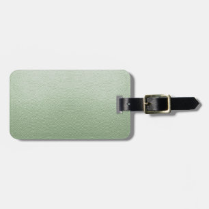 Etiqueta De Bagagem Mint Green Leather