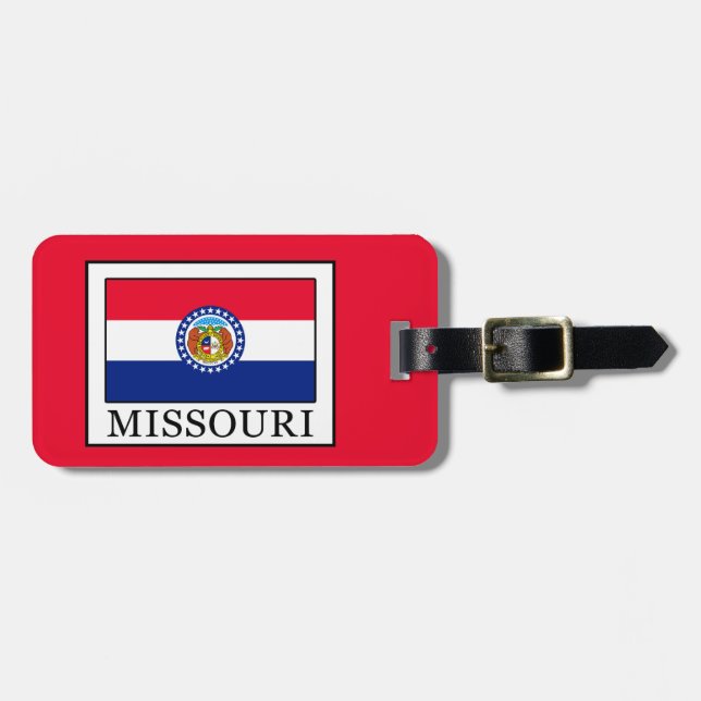 Etiqueta De Bagagem Missouri (Frente Horizontal)