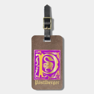 Etiqueta De Bagagem Mítica do século XVI cria Capital Decorativo P