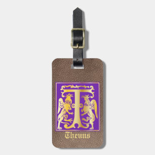 Etiqueta De Bagagem Mítica do século XVI cria Capital Decorativo T