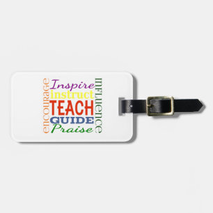 Etiqueta De Bagagem Miúdos da escola dos professores da imagem de