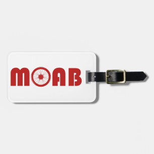 Etiqueta De Bagagem Moab (Roda de bicicleta)