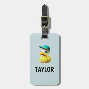 Etiqueta De Bagagem Mochila Colorida Personalizada Pato de Borracha