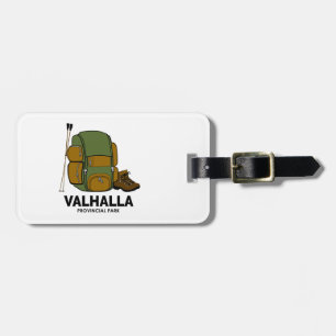Etiqueta De Bagagem Mochila do Parque Provincial de Valhalla