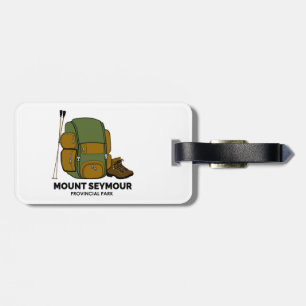 Etiqueta De Bagagem Mochila do Parque Provincial Mount Seymour