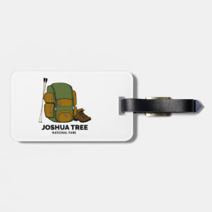 Etiqueta De Bagagem Mochila Parque Nacional Joshua Tree