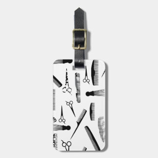 Etiqueta De Bagagem Moda natural de cabelo