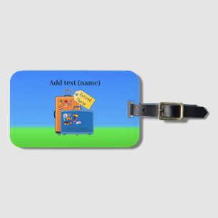 Etiqueta De Bagagem Modelo da enfermeira aposentada