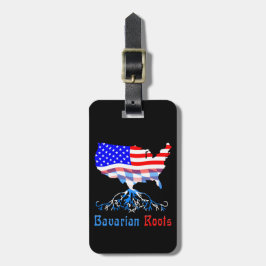 Etiqueta De Bagagem Modelo de Bagagem Bávaro Americano