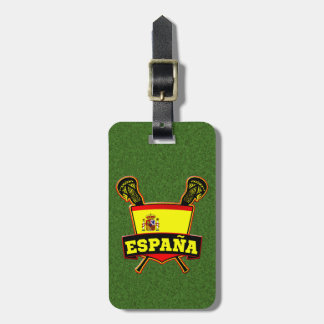 Etiqueta De Bagagem Modelo de bagagem de lacrosse espanhola