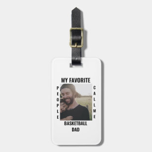 Etiqueta De Bagagem Modelo de foto da mãe do pai de Esporte Personaliz