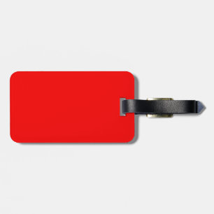 Etiqueta De Bagagem modelo de plano de fundo personalizado vermelho br
