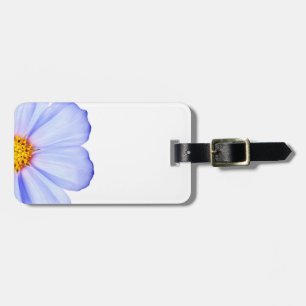 Etiqueta De Bagagem Modelo roxo azul das margaridas do cosmos da