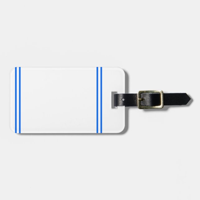 Etiqueta De Bagagem Modelo vazio fácil adicionar FOTO DE TEXTO FOTO JP (Frente Horizontal)