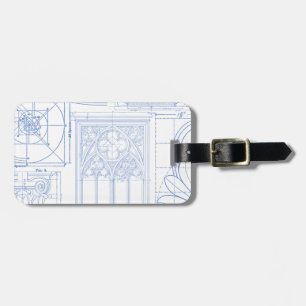 Etiqueta De Bagagem Modelos arquitectónicos