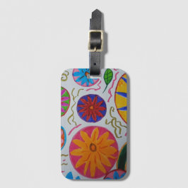 Etiqueta De Bagagem Modern Floral