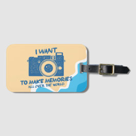 Etiqueta De Bagagem Modern Traveler Globetrotter