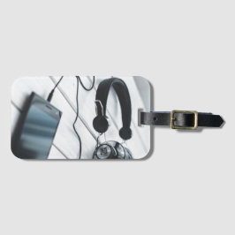 Etiqueta de Bagagem Moderna Elegante