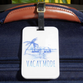 Etiqueta De Bagagem Modo de Vacinação Marca de Bagagem