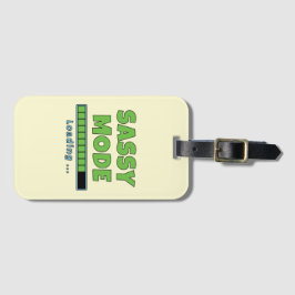 Etiqueta De Bagagem Modo Sassy Carregando …