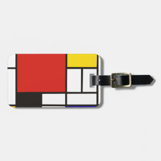 Etiqueta De Bagagem Mondrian