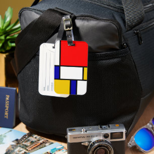Etiqueta De Bagagem Mondrian 2