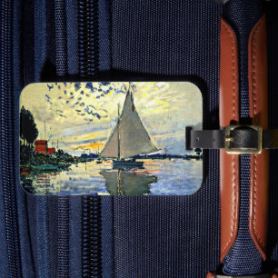 Etiqueta De Bagagem Monet - Barco à vela em le Petit Gennevilliers