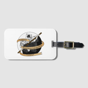 Etiqueta De Bagagem Monk Dice Design
