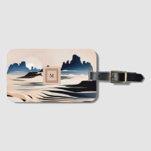 Monograma do deserto abstrato moderno do sudoeste