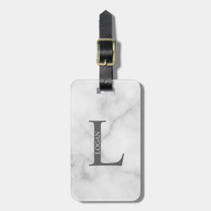 Etiqueta De Bagagem Monograma Personalizado e Marca de Bagagem