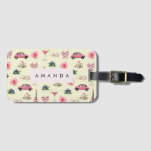 Monograma Personalizado Vintage Seashell