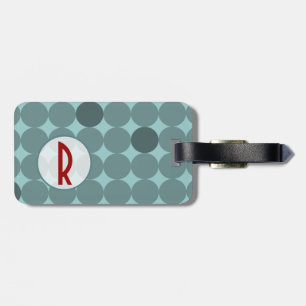 Etiqueta De Bagagem Monograma Ponto
