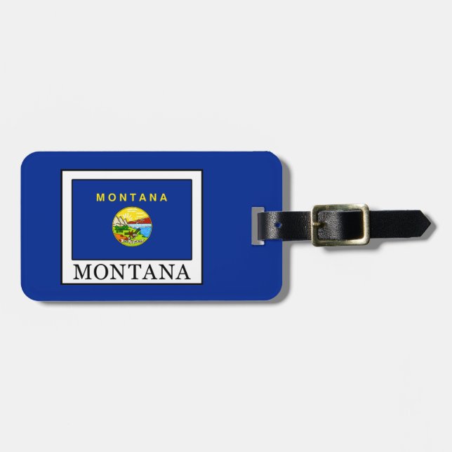 Etiqueta De Bagagem Montana (Frente Horizontal)