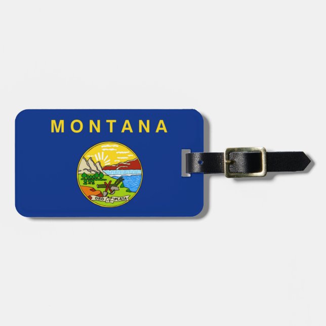 Etiqueta De Bagagem Montana (Frente Horizontal)
