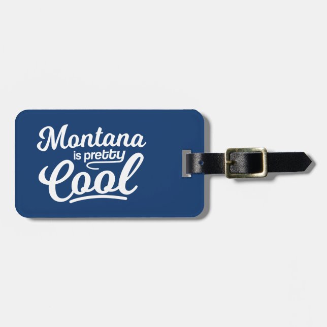 Etiqueta De Bagagem Montana é muito fixe (Frente Horizontal)