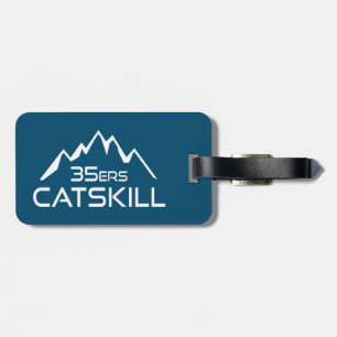 Etiqueta De Bagagem Montanha Catskill 35er