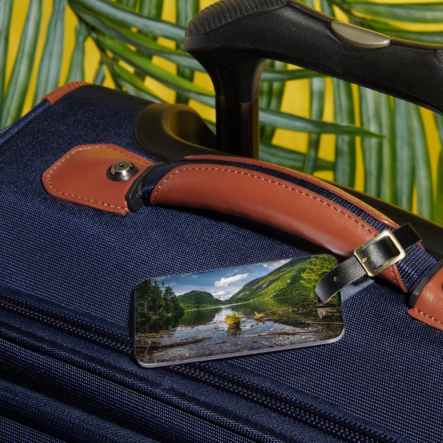 Etiqueta De Bagagem Montanhas | Adirondack High Peaks, Nova Iorque (Frente Insitu 3)