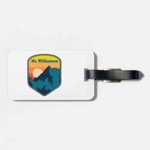 Etiqueta De Bagagem Monte Williamson California Sunrise