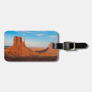 Etiqueta De Bagagem Monument Valley Utah deserto luvas em panorâmico
