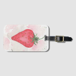 Etiqueta De Bagagem Morango